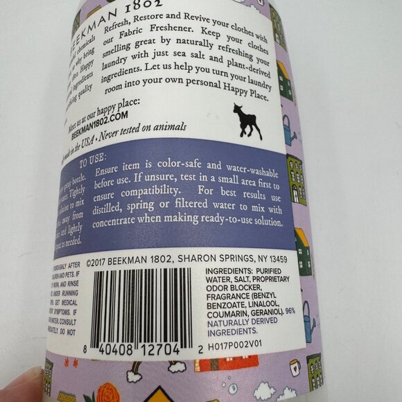 Beekman 1802 Happy Place Fabric Freshener Concentrate Lavender Scent 22oz Sealed - Picture 7 of 9